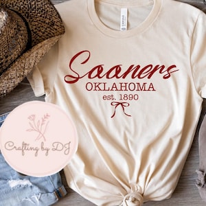 Sooners Oklahoma Coquette PNG Design
