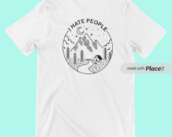 Ik haat mensen t-shirt