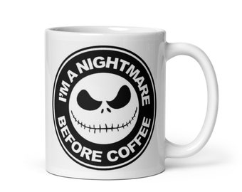Nightmare before coffee mug | Christmas Mug