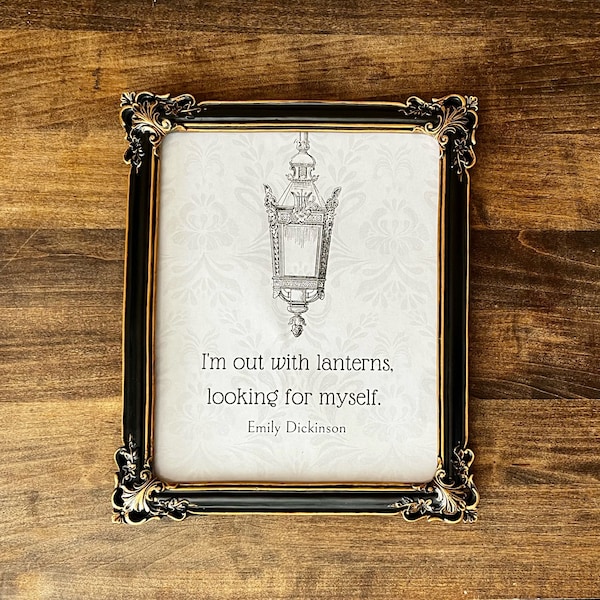 Emily Dickinson Out With Lanterns Etsy