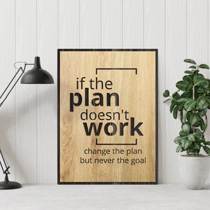Inspirational Quote Wall Art: Laser Cut Wood Sign Decor