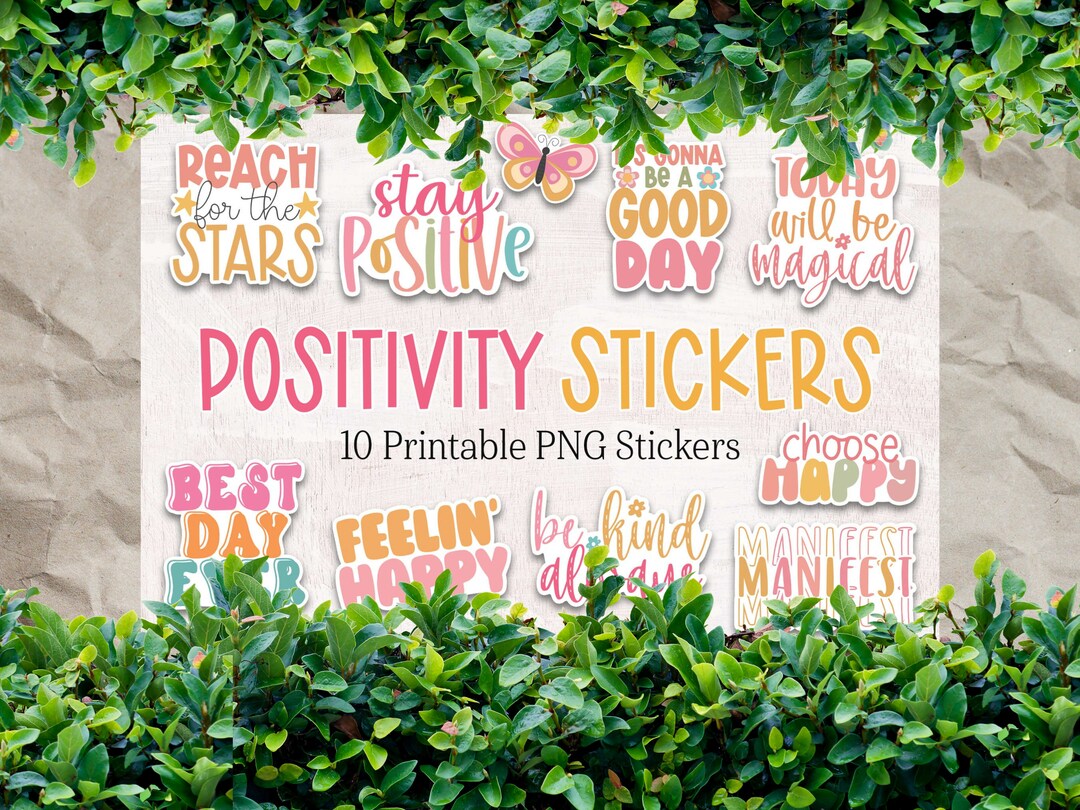 Planner Stickers, Inspirational Stickers, Positivity Stickers