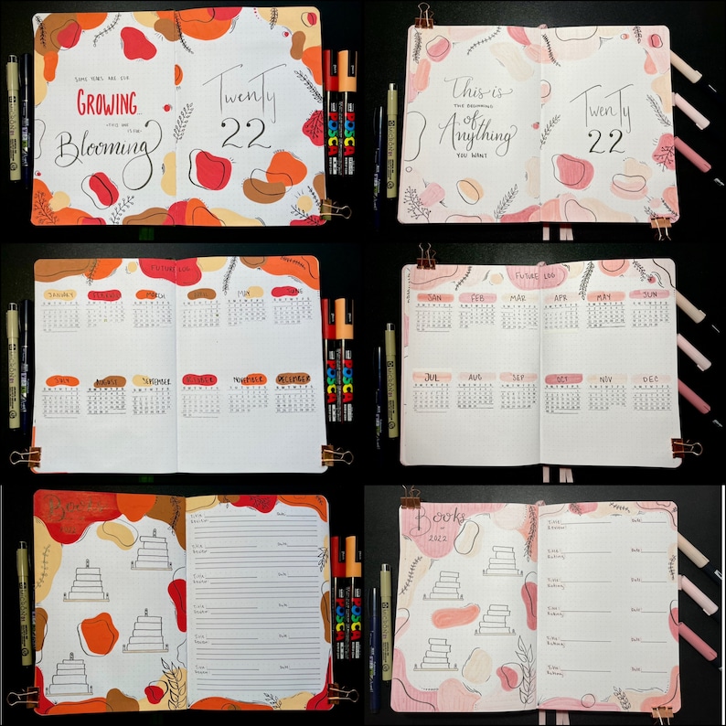 Handmade Custom Bullet Journal Etsy