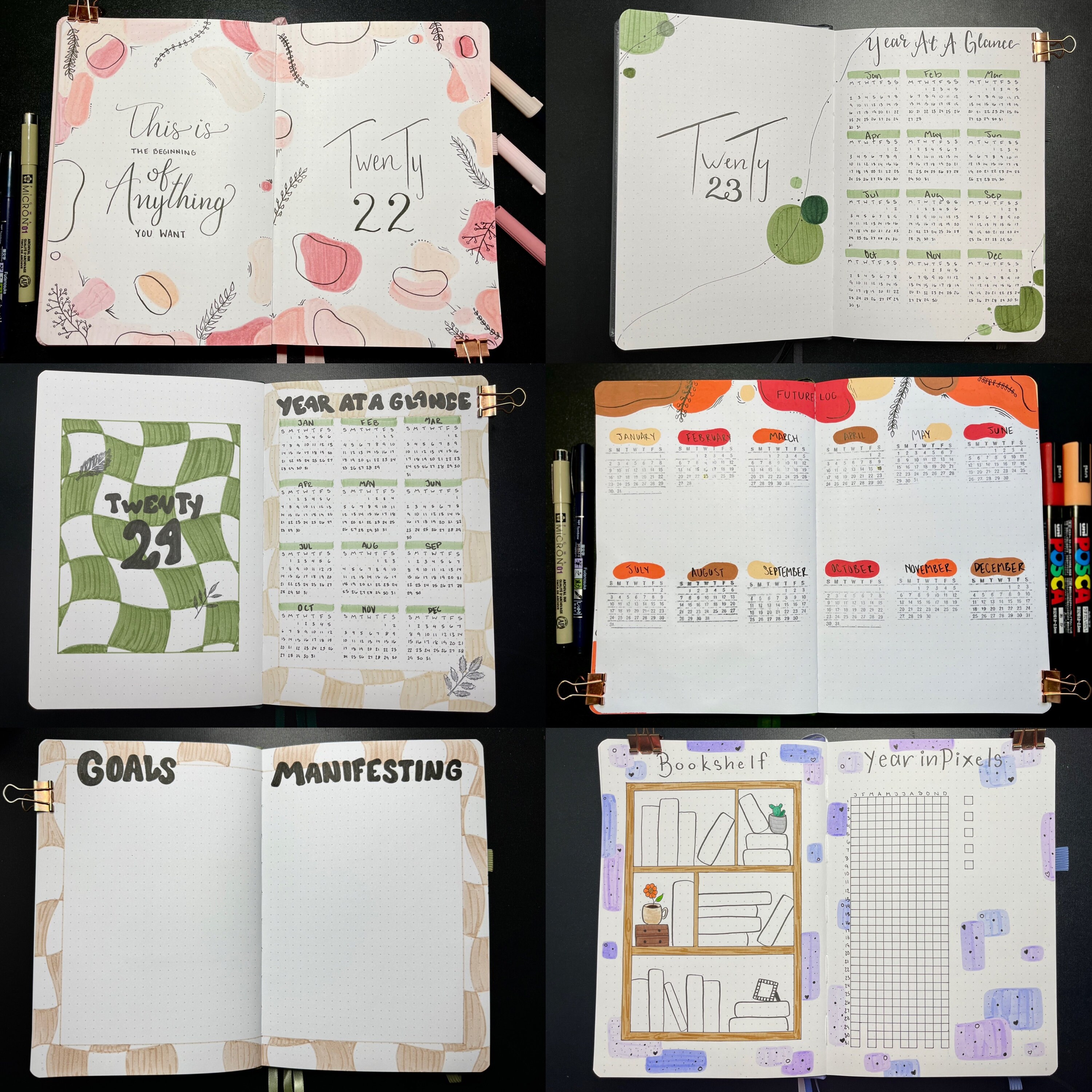Handmade Custom Bullet Journal Etsy
