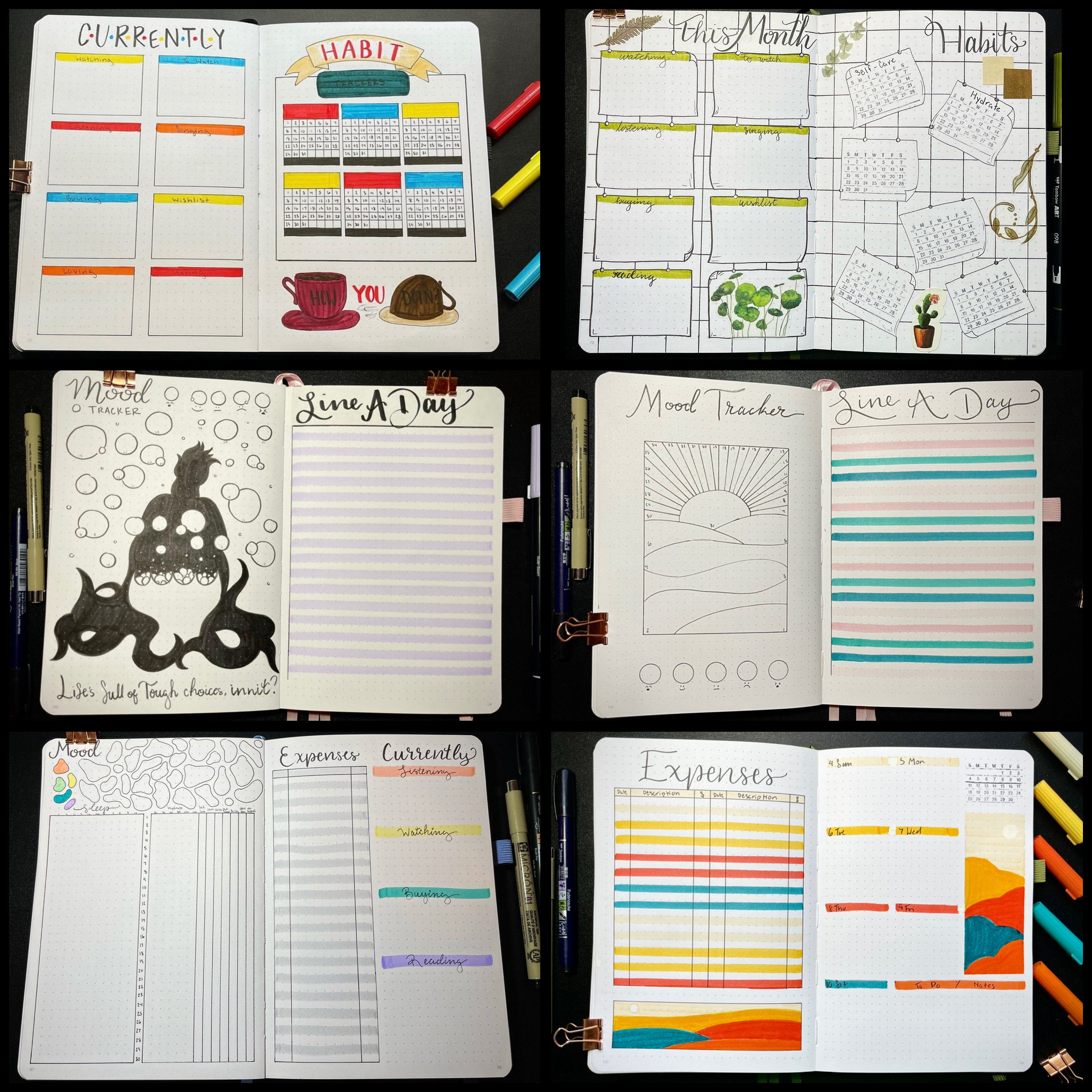 Handmade Custom Bullet Journal Etsy