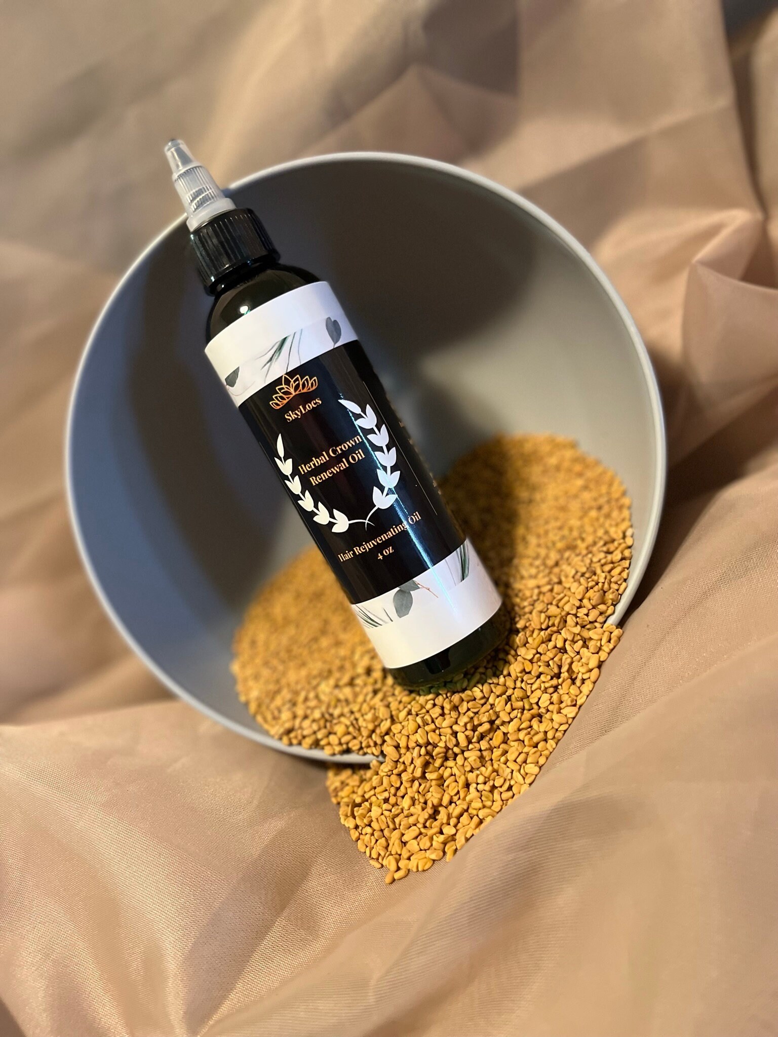 Natural Extreme Hair Growth Oil,fenugreek Infused Herbal Hair Growth