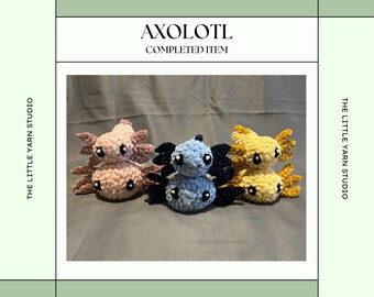 Crochet Axolotl Plush