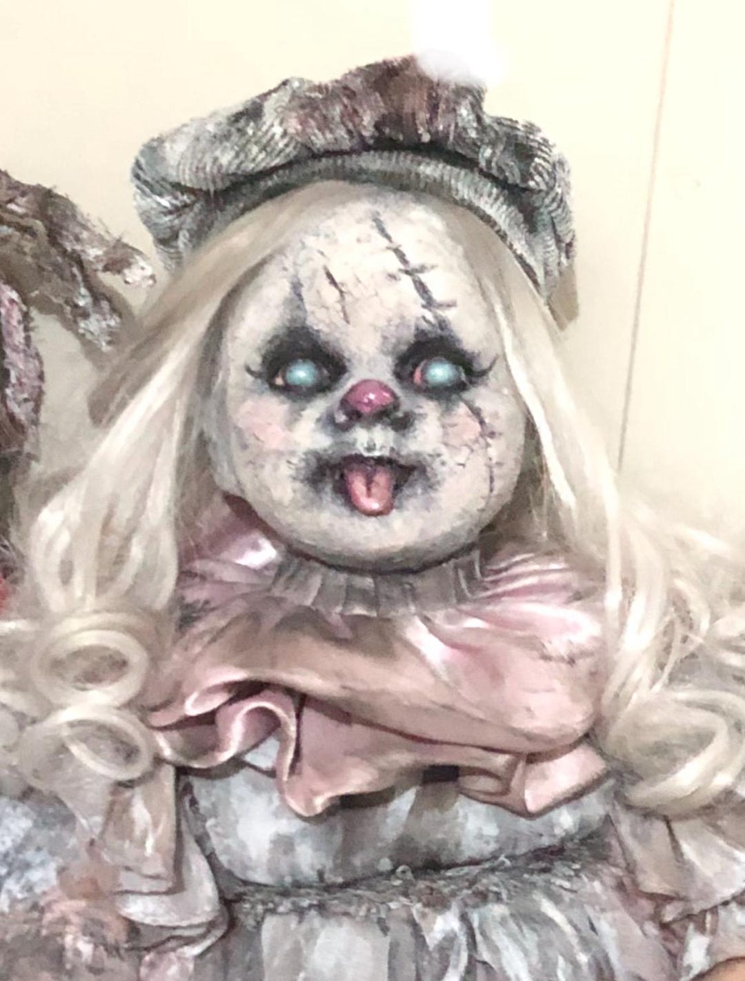 Doll Rage Collectable OOAK Creepy Cute Girl Clown Horror Collectable Doll - Etsy