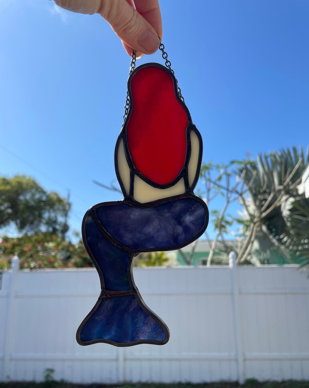 Stained Glass Mermaid Suncatchers Etsy