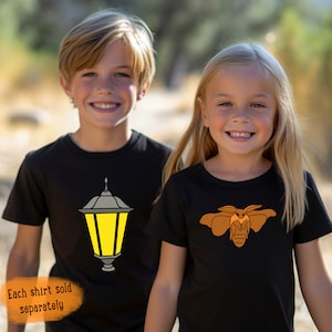 Lamppost to my Moth Kids Heavy Cotton™ T Shirt, Halloween Costume Shirt, Twin Shirt, Best Friends Shirt, Matching Shirt, Lamppost Shirt