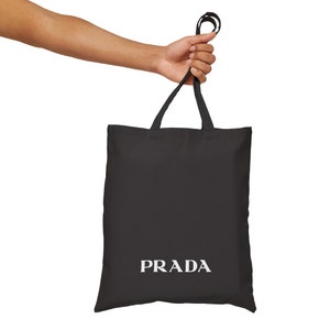 Probably Prada - Cotton Canvas Tote Bag