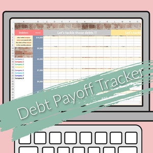 Debt Payoff Tracker | Excel File | Model "Red Bricks"