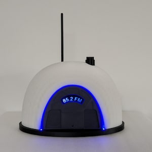 Portal Radio Replica – Aperture Science Prop – Bluetooth Speaker, 3D Printed Decor - Lights up!