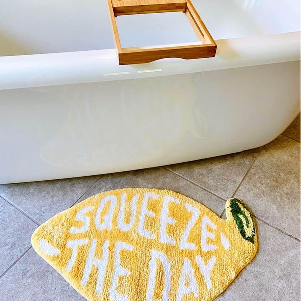Yellow Bath Mat Etsy