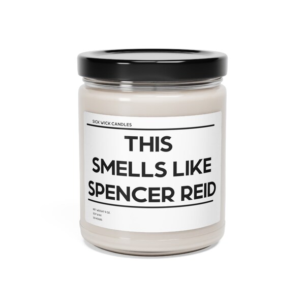 Spencer Reid Candle Etsy