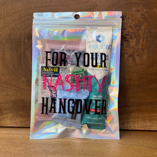 Nashville Hangover recovery kit // Hangover kits // Nashville Bachelorette gifts