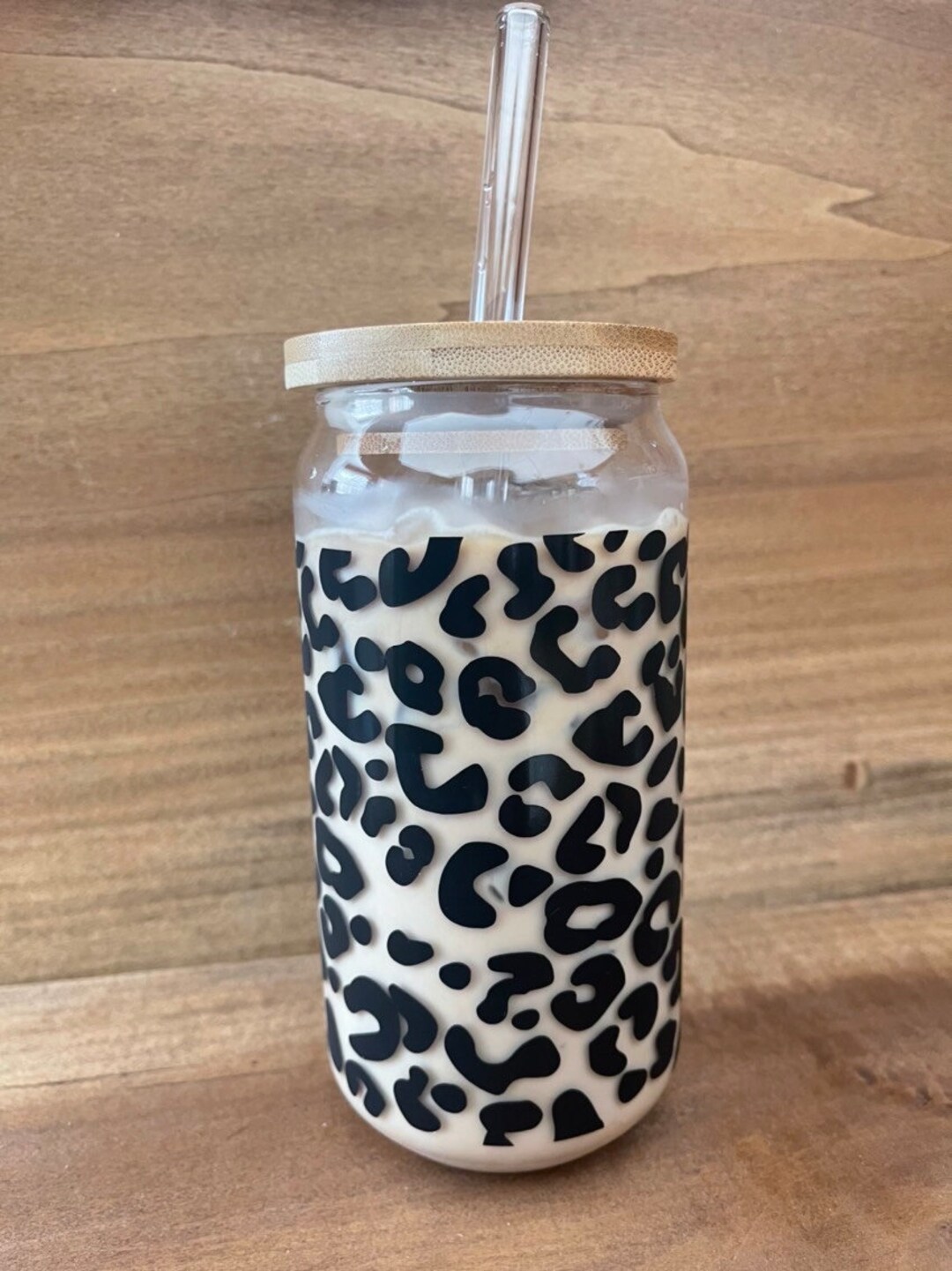 Leopard Beer Can Glass // Leopard Print Gifts // Gifts for Her ...