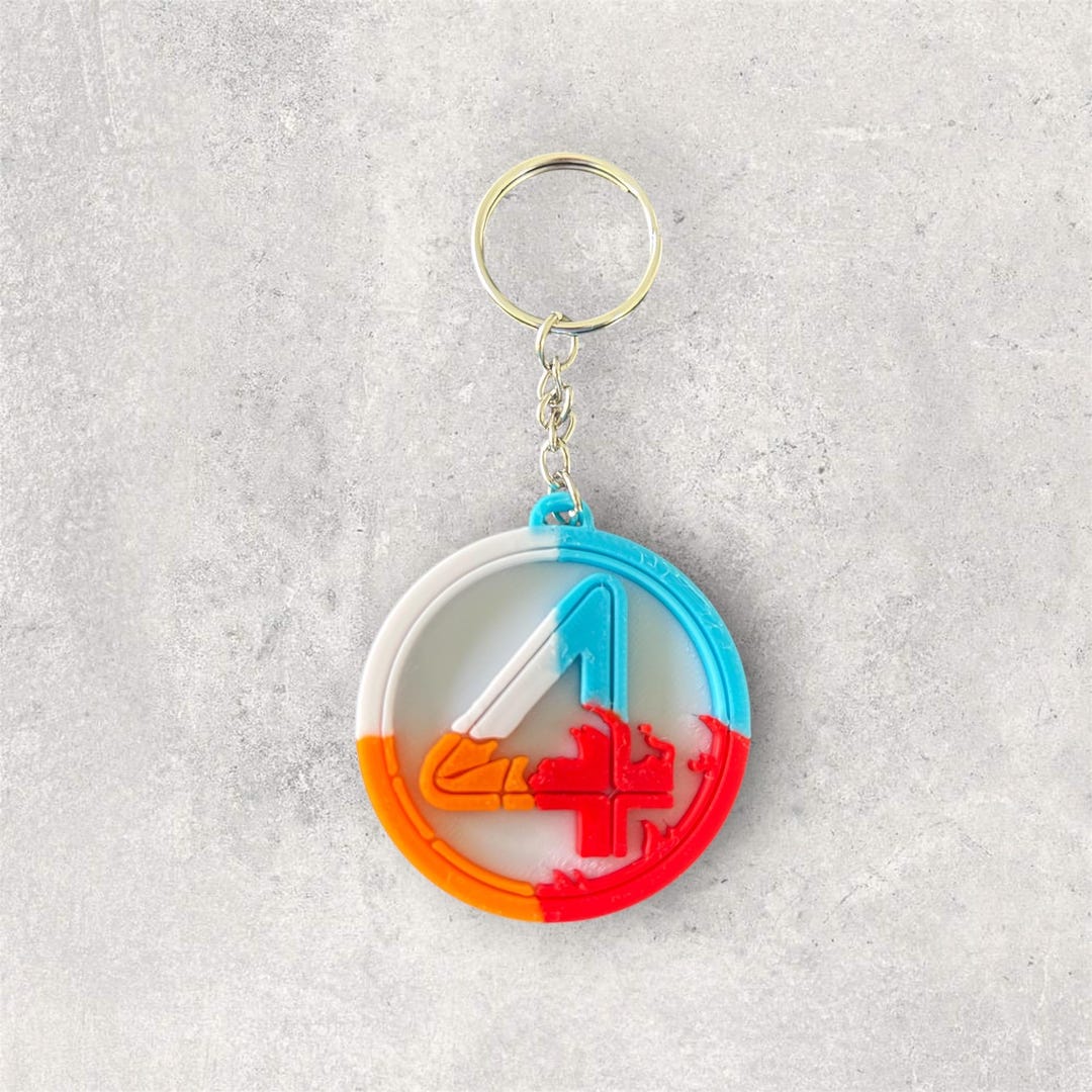 Famous Keychains Famous Four 3D Printed Keychain - Etsy