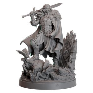Death Paladin for D&D, Dungeons and Dragons, Pathfinder, and other tabletop games
