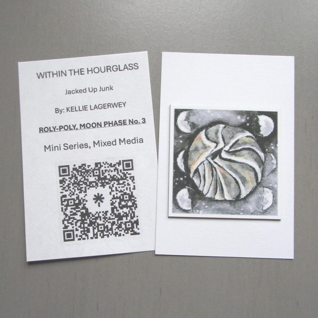 No.3 ROLY POLY Watercolor Art Print Magnet | Miniature Pill Bug ...