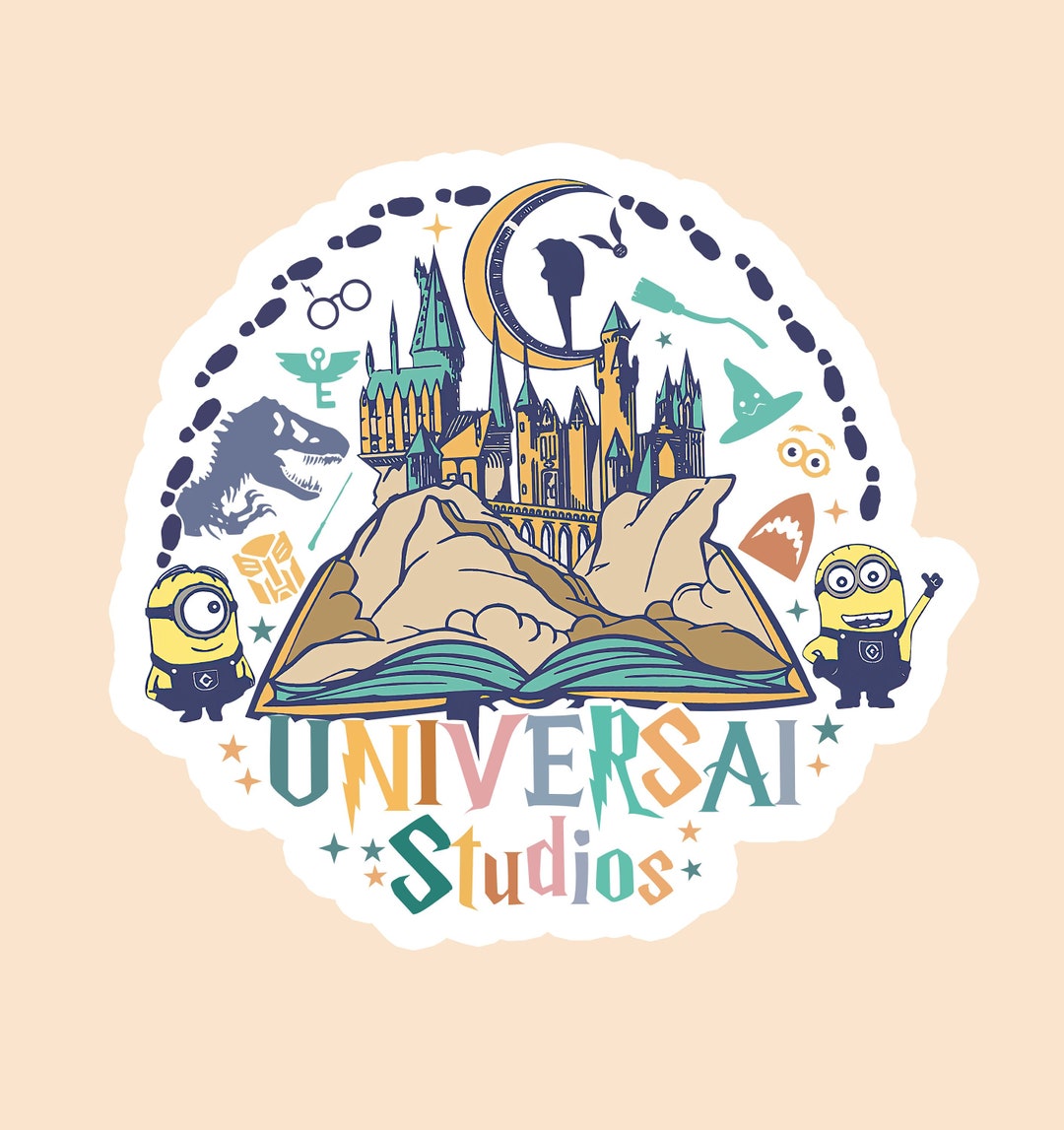 Universal Studio Florida Sticker Universal Orlando Etsy