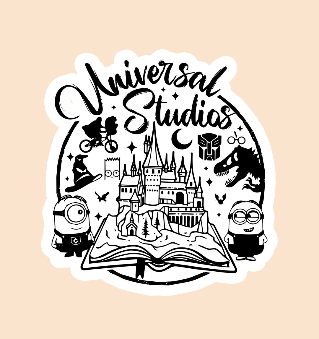 Universal Studios 2023 Laptop Decal Sticker Universal Orlando - Etsy