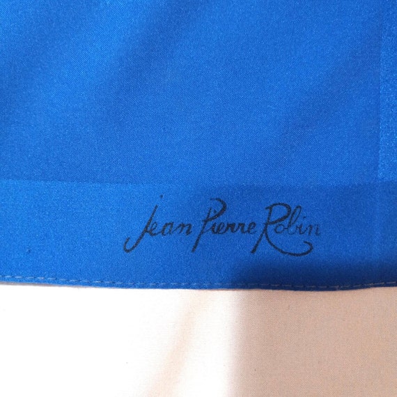 Vintage 70's Jean Pierre Robin Blue Made In Italy… - image 3