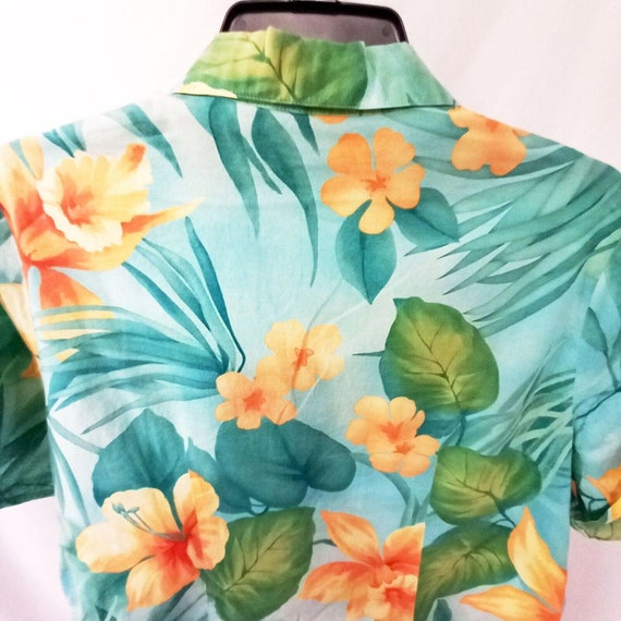 Vintage Caribbean Joe Multi-Color Summer Floral S… - image 9