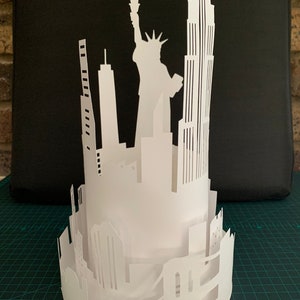 NY Skyline Lantern SVG