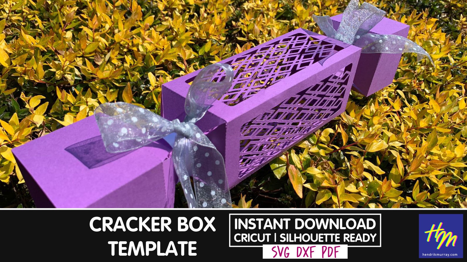 Cracker Box Template, DXF, PDF, SVG, Cricut and Silhouette Ready Etsy