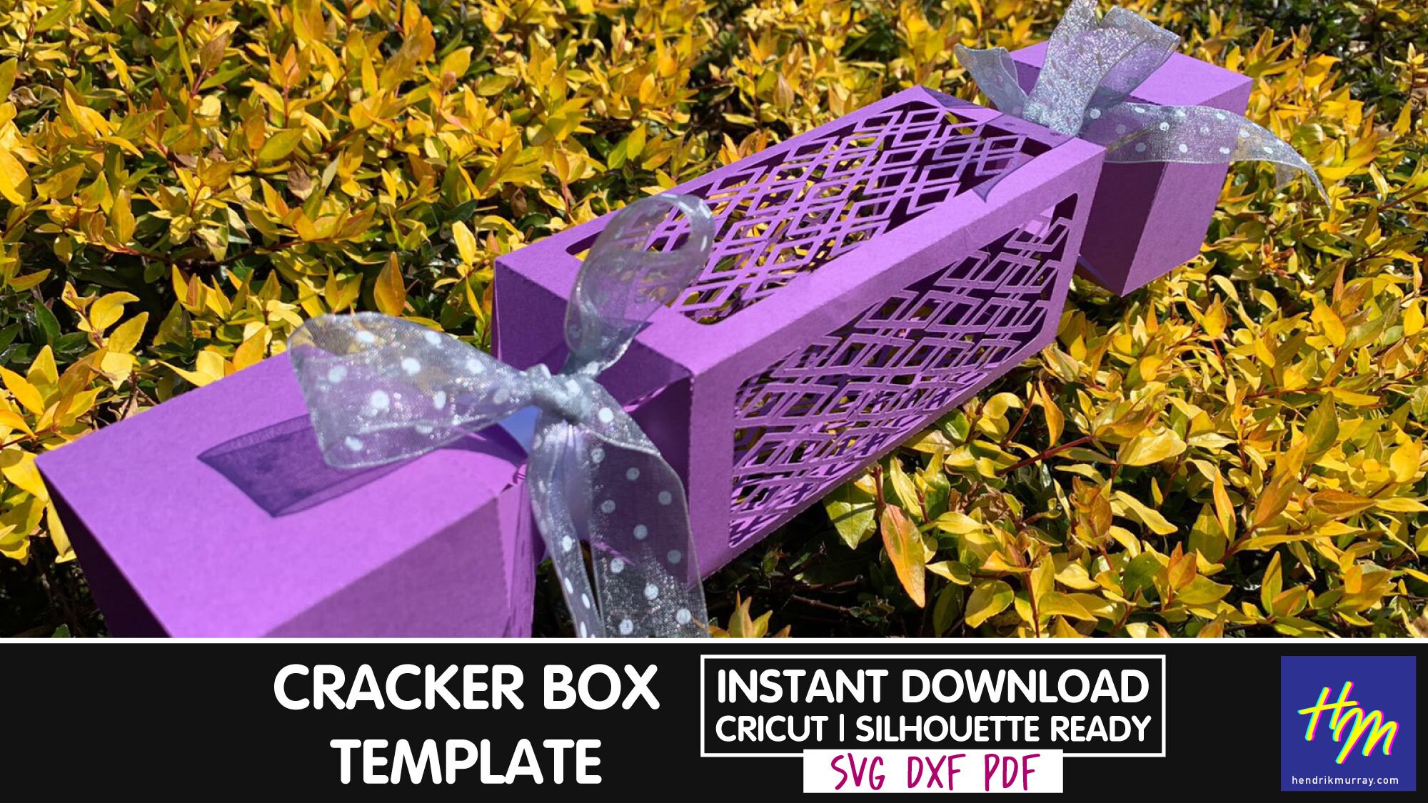 Cracker Box Template DXF PDF SVG Cricut and Silhouette Etsy Australia