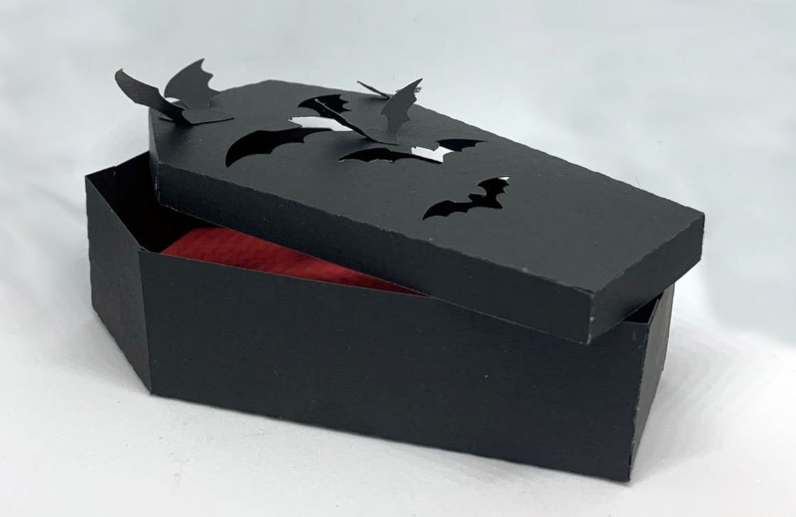 Coffin Gift Box Templatesvg DXF PDF Ready to Cut on Your Etsy