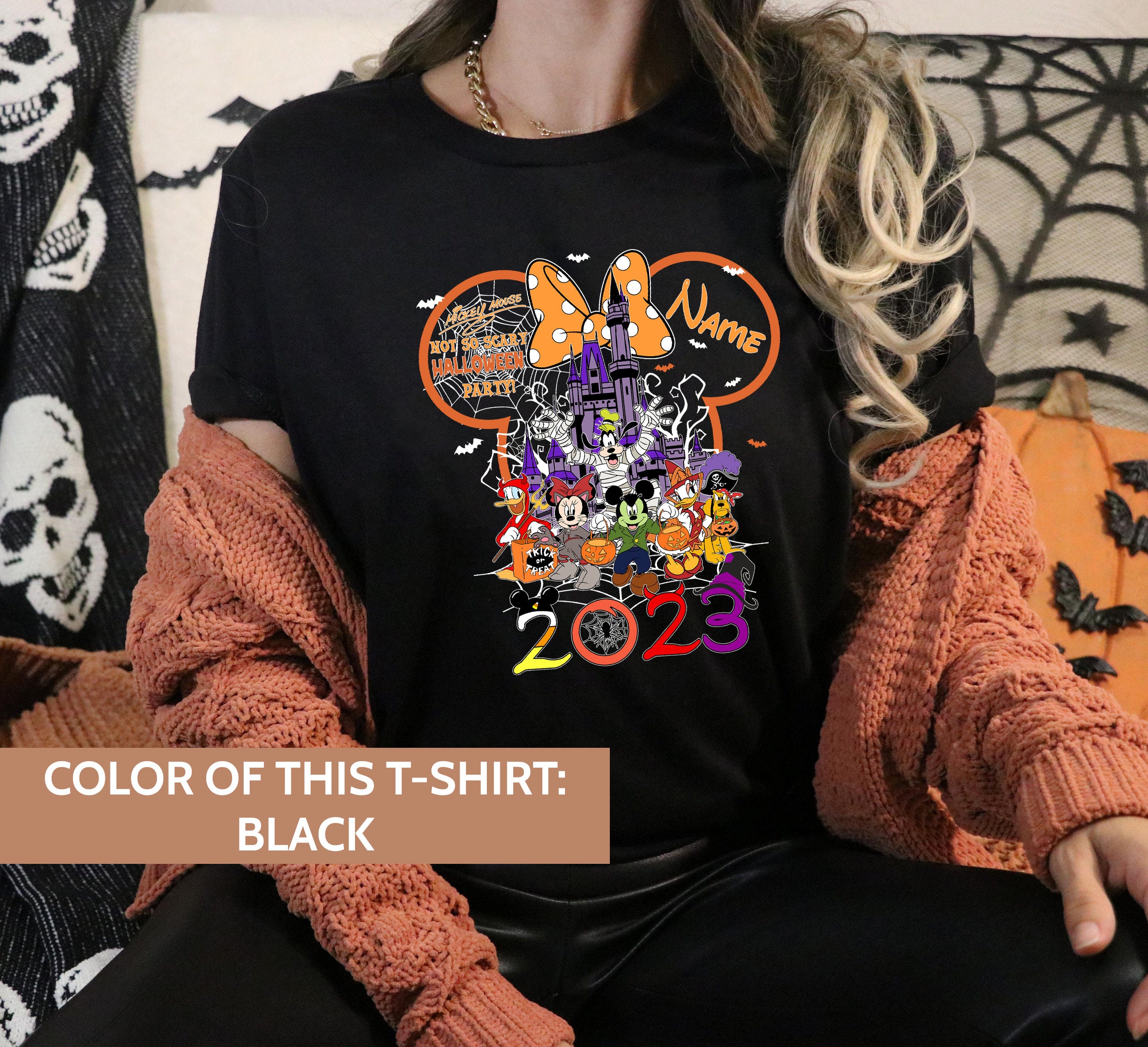 Discover Custom Halloween Party Shirts, Family Halloween Disney Shirt, Disney Halloween Trip Shirt, Family Matching Holiday, Disney Halloween 2023