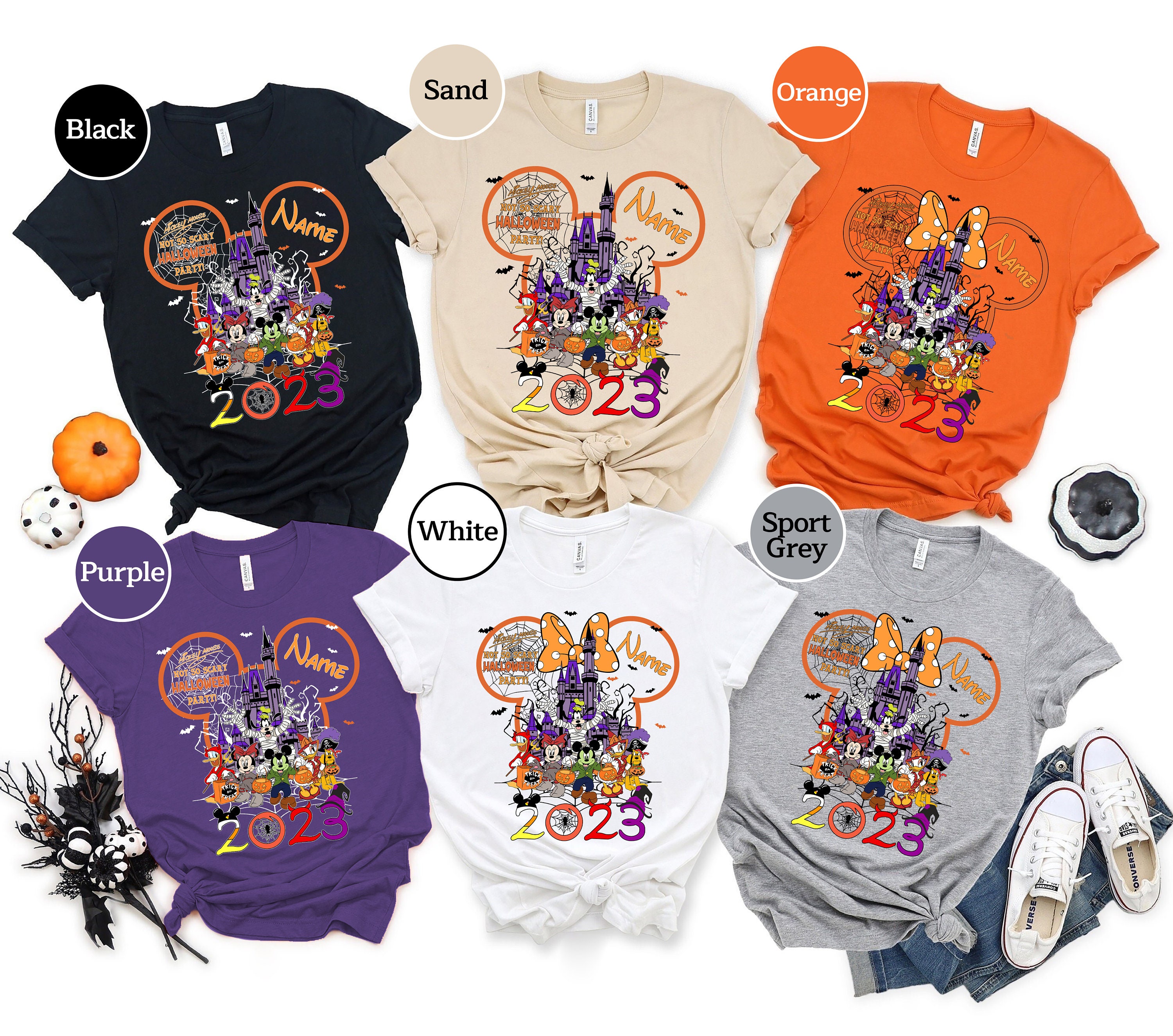 Discover Custom Halloween Party Shirts, Family Halloween Disney Shirt, Disney Halloween Trip Shirt, Family Matching Holiday, Disney Halloween 2023