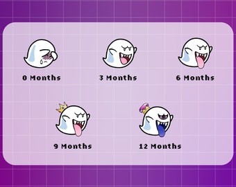 Boo Twitch Sub Badges