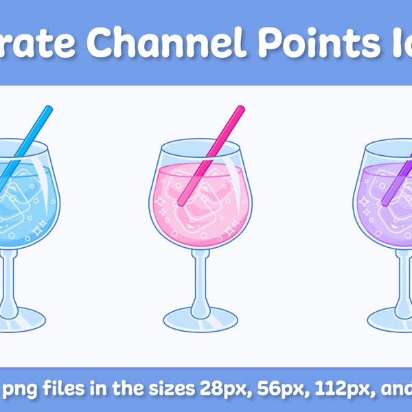 Hydrate Channel Points Icons - Sparkling Water