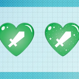 Mod Love Static Twitch Emotes Pair / Streaming / Cute Emotes / Heart Emotes / Twitch Mods / Discord