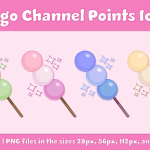 Dango Channel Points Icons for Twitch