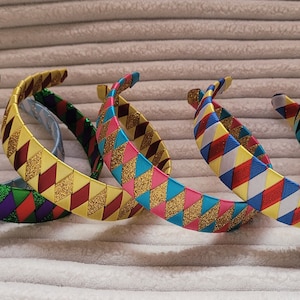 Opaska na głowę z warkoczem diamentowym inspirowana księżniczką