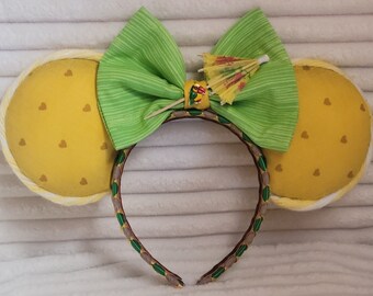 Tiki Ananas Whip Ear Stirnband - Park inspirierte Mäuseohren