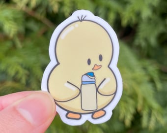 Patito amarillo con pegatina de Owala / Pegatinas bonitas para botellas de agua / Pegatinas de Owala