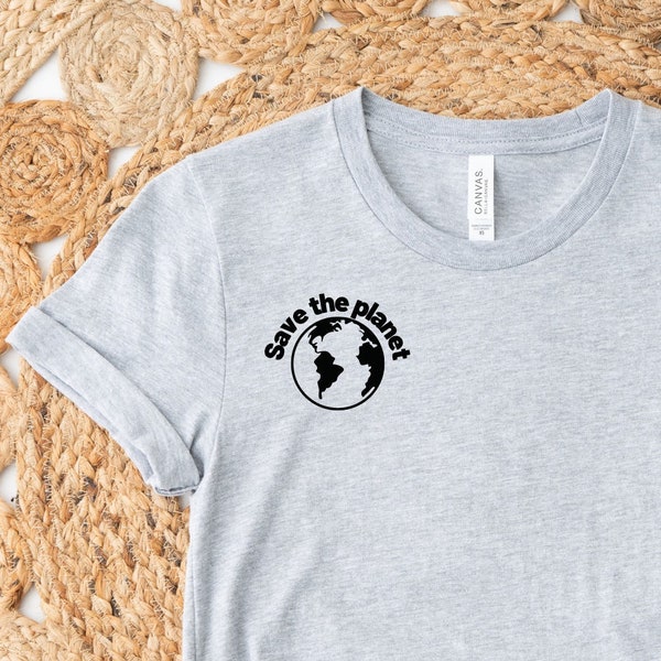 Save the planet shirt, t-shirt, planet shirt, vegan shirt, earth shirt, environment shirt, saving the planet, save earth shirt, planet earth