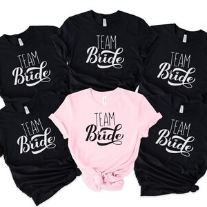 Team Bride Shirt: Wedding Party Bridal Tee