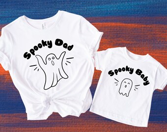 Spooky Dad & Baby Matching Halloween Shirts: Unisex Toddler Gift