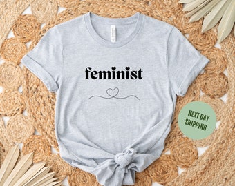 Feminist Shirt: Minimalist Girl Power Tee, Inspirational Gift