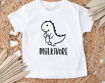 Milkivore shirt, Toddler shirt, Dinosaur Toddler, Toddler cute shirt, Gift for toddler kid, great gift for baby, Toddler shirt, Gift toddler
