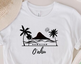 Oahu Hawaii T-Shirt: Tropical Island Souvenir Tee