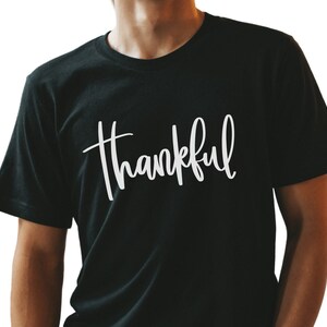 Thankful Shirt: Unisex Thanksgiving Tee, Fall Gift