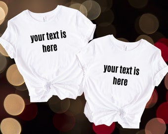 Custom Matching Valentine's Day Shirts, Unisex Lover Tee