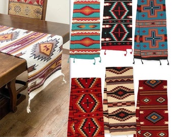 16" Southwestern Wool Table Runner 16" x 80"